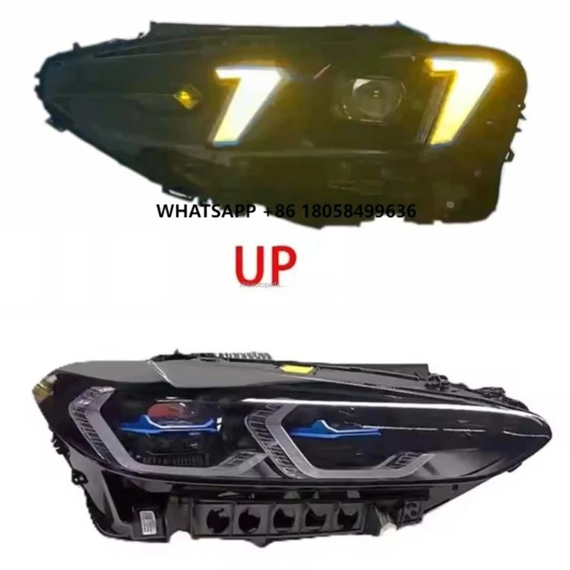 New Designed G26 G22 Upgrade Laser Headlights 2025 G80 G82 Lci Headlight for BMW 4 Series M3 M4 G80 G82 Modified With Yellow DRL
New Designed G26 G22 Upgrade Laser Headlights 2025 G80 G82 Lci Headlight for BMW 4 Series M3 M4 G80 G82 Modified With Yellow DRL