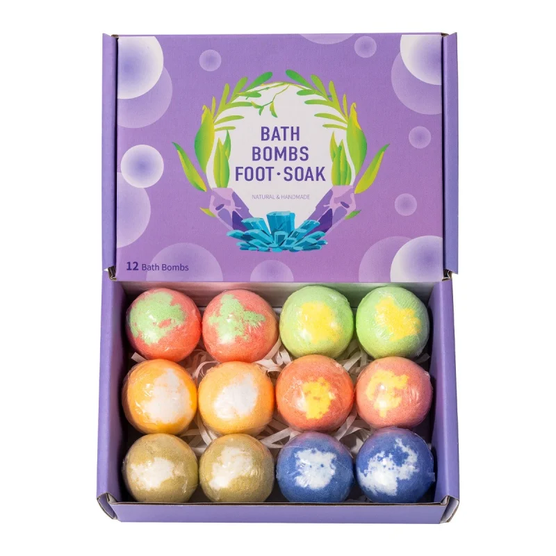 12pcs Bath Bubble Ball Kit Essential Oil Bath Salts Skin Care Exfoliating Moisturizing Shower Bath Balls Accessories Relaxing
12pcs Bath Bubble Ball Kit Essential Oil Bath Salts Skin Care Exfoliating Moisturizing Shower Bath Balls Accessories Relaxing
