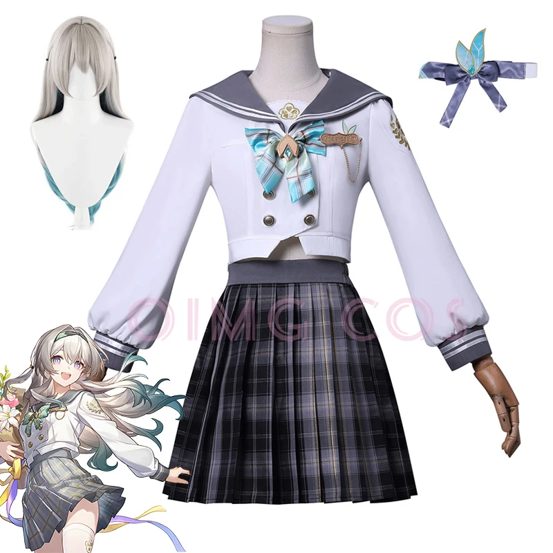 Honkai Star Rail Firefly Косплей Костюм Униформа Жаккардовая Ткань Парик Аниме Китайские Костюмы Хэллоуин для Женщин Игра
Honkai Star Rail Firefly Косплей Костюм Униформа Жаккардовая Ткань Парик Аниме Китайские Костюмы Хэллоуин для Женщин Игра