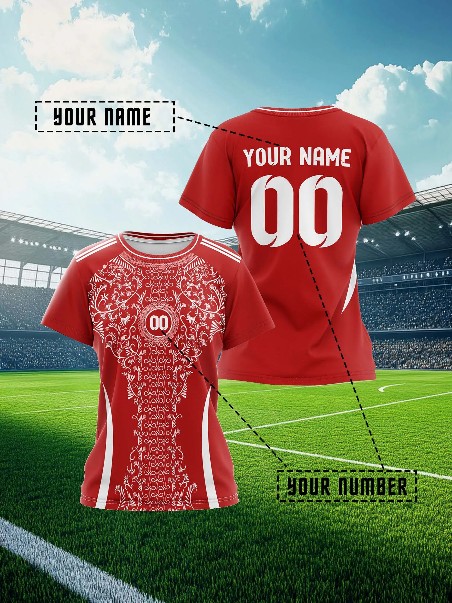 Женская спортивная футболка с V-образным вырезом на заказ с именем и номером, быстросохнущая, с полной сублимационной печатью, розовая, модная, 2026
Женская спортивная футболка с V-образным вырезом на заказ с именем и номером, быстросохнущая, с полной сублимационной печатью, розовая, модная, 2026