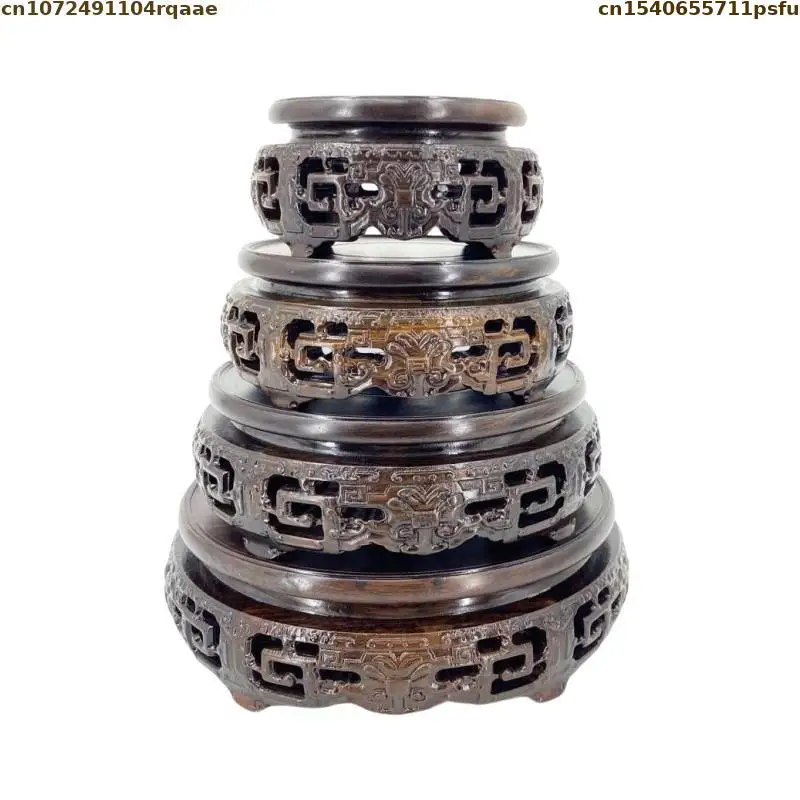 Tea Set Woodcraving Pedestal Strange Stone Vase Display Stand Figurines Flower Pot Sorting Table Rack Miniature Ebony Round Base
Tea Set Woodcraving Pedestal Strange Stone Vase Display Stand Figurines Flower Pot Sorting Table Rack Miniature Ebony Round Base