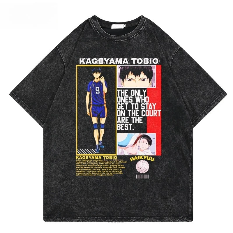 Hot Volleyball Youth Wuye High School Cos Washed T-shirt Hinata Xiangyang Yingshan Feixiong Surrounding Team Uniform Men's Top
Hot Volleyball Youth Wuye High School Cos Washed T-shirt Hinata Xiangyang Yingshan Feixiong Surrounding Team Uniform Men's Top