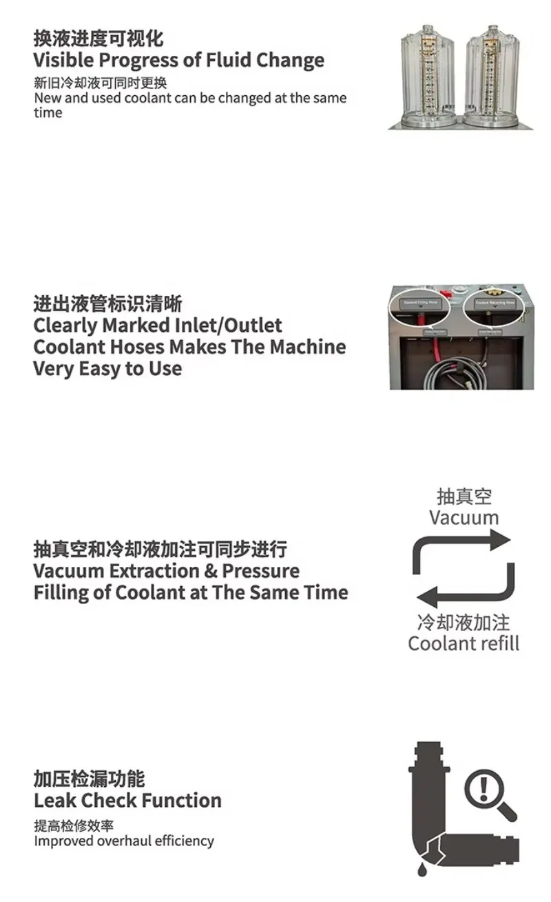 GD-515 Coolant Replacement Machine Engine Coolant/Machines Car Coolant/ Antifreeze Exchange Exchanger
GD-515 Coolant Replacement Machine Engine Coolant/Machines Car Coolant/ Antifreeze Exchange Exchanger