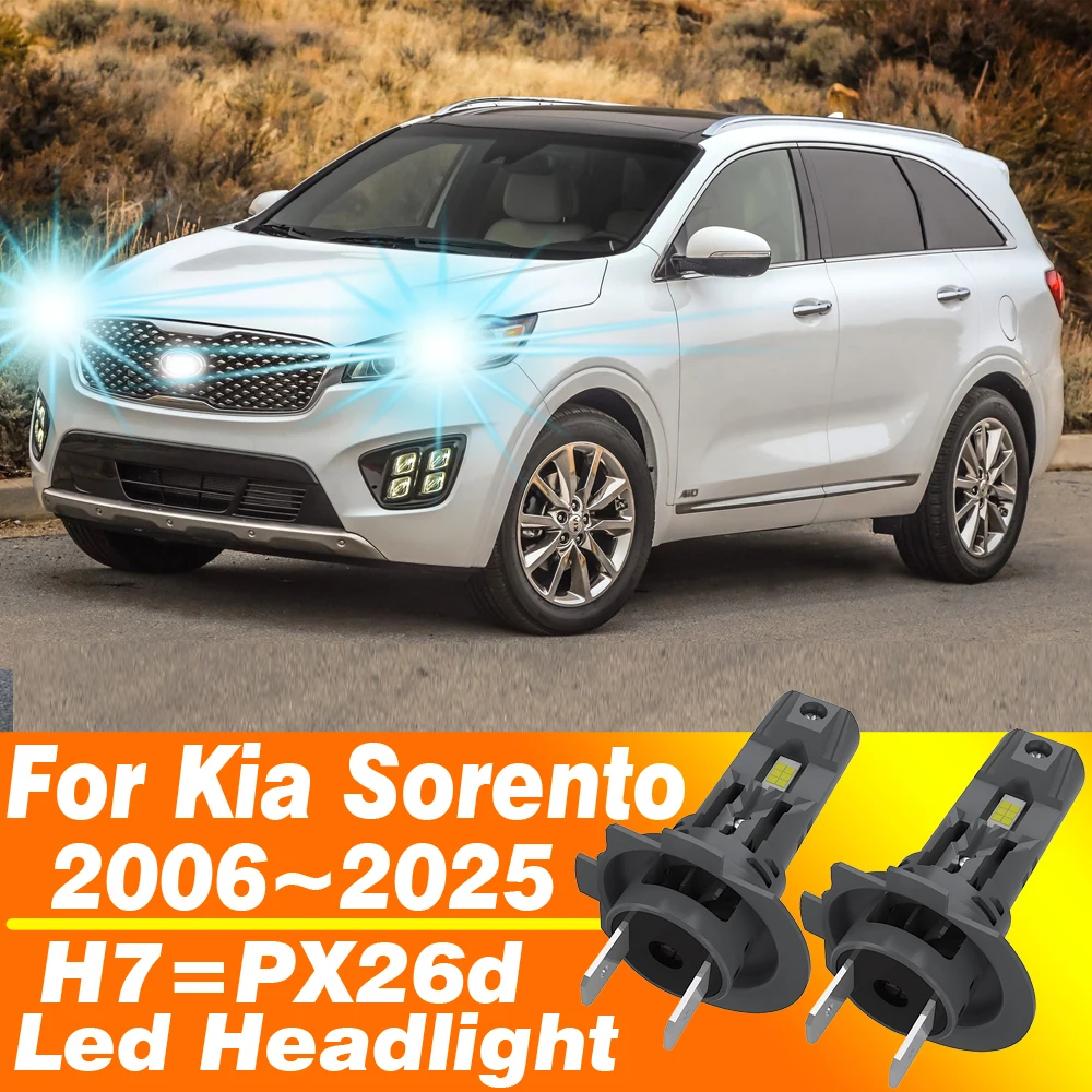 2pcs H7 PX26D LED Headlight Bulbs High Power 6000K White Canbus for Kia Sorento 2006-2025 Auto Fog Lights Moto Turbo Diode Lamp
2pcs H7 PX26D LED Headlight Bulbs High Power 6000K White Canbus for Kia Sorento 2006-2025 Auto Fog Lights Moto Turbo Diode Lamp