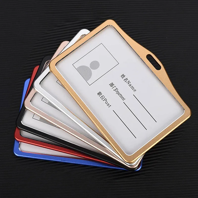 Colored Aluminium Alloy Employee Name ID Card Cover Metal Work Identity Badge ID Card Holder Business Case Credit Card Holder
Colored Aluminium Alloy Employee Name ID Card Cover Metal Work Identity Badge ID Card Holder Business Case Credit Card Holder