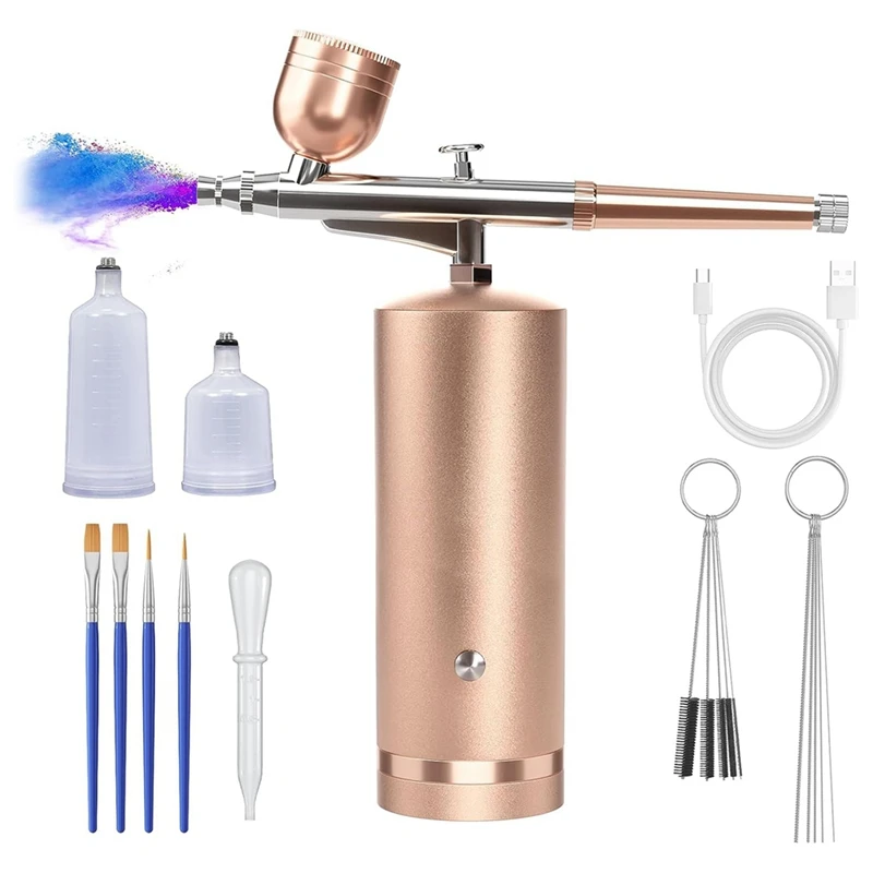 Nail Airbrush Machine - Rechargeable Cordless Non-Clogging High-Pressure Air Brush Gun With 0.3Mm Nozzle
Nail Airbrush Machine - Rechargeable Cordless Non-Clogging High-Pressure Air Brush Gun With 0.3Mm Nozzle