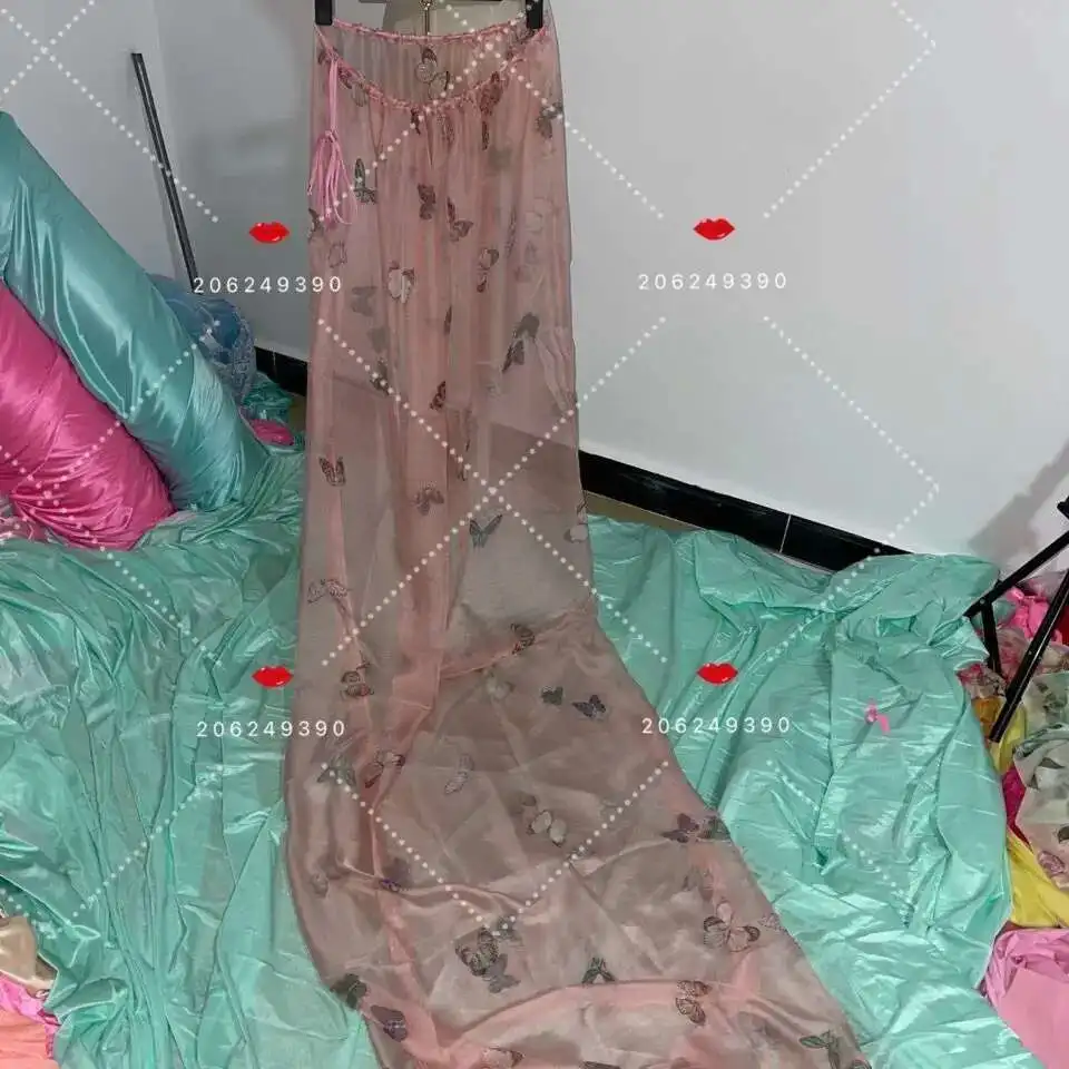Length1.9m Floral Print See Through Ice Silk High Stretch Sleeping Bag Erotic Silky Onesies
Length1.9m Floral Print See Through Ice Silk High Stretch Sleeping Bag Erotic Silky Onesies