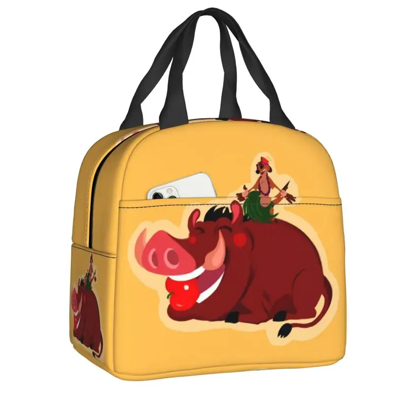Custom Timone And Pumba Hula Insulated Lunch Bag for Women Resuable Cooler Thermal Lunch Tote Office Work School
Custom Timone And Pumba Hula Insulated Lunch Bag for Women Resuable Cooler Thermal Lunch Tote Office Work School