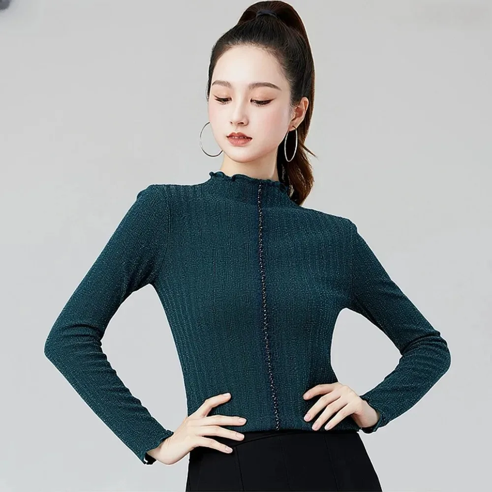 Autumn Winter Long Sleeve Latin Dance Costume, Women Versatile Wear for Ballroom Modern Dance Practice & Competition,dance wear
Autumn Winter Long Sleeve Latin Dance Costume, Women Versatile Wear for Ballroom Modern Dance Practice & Competition,dance wear