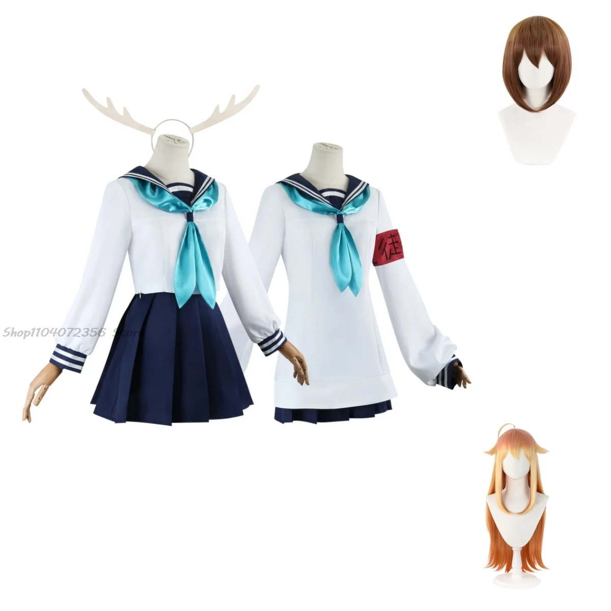 Noko Shikanoko Toriko Koshi Cosplay Costume Anime My Deer Friend Nokotan JK Sailor Skirt Headband Stockings Halloween Party Girl
Noko Shikanoko Toriko Koshi Cosplay Costume Anime My Deer Friend Nokotan JK Sailor Skirt Headband Stockings Halloween Party Girl