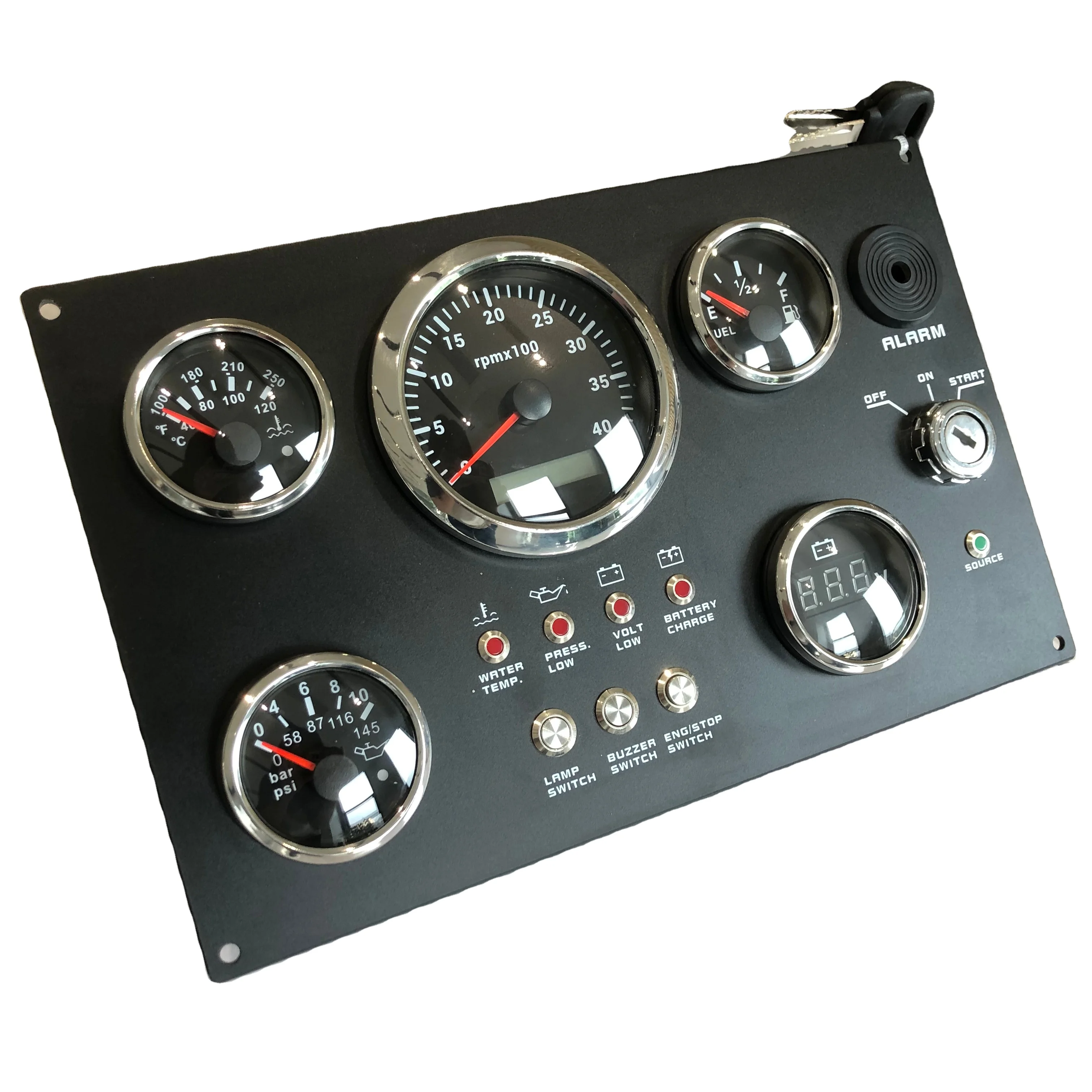 Boat Dashboard Gauge Set Marine Instrument Panel
Boat Dashboard Gauge Set Marine Instrument Panel