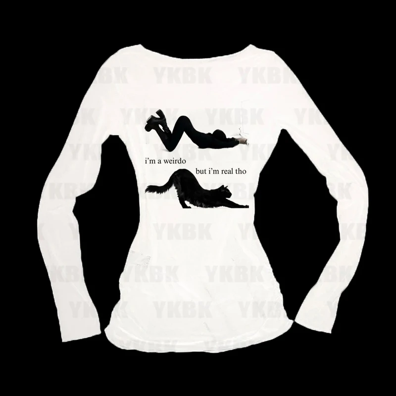 Harajuku Уличная одежда Cat Kitty Стиль Аниме Женщины Девушка Свободные милые футболки с длинными рукавами Модные повседневные футболки Y2k Винтаж Slim Fit
Harajuku Уличная одежда Cat Kitty Стиль Аниме Женщины Девушка Свободные милые футболки с длинными рукавами Модные повседневные футболки Y2k Винтаж Slim Fit