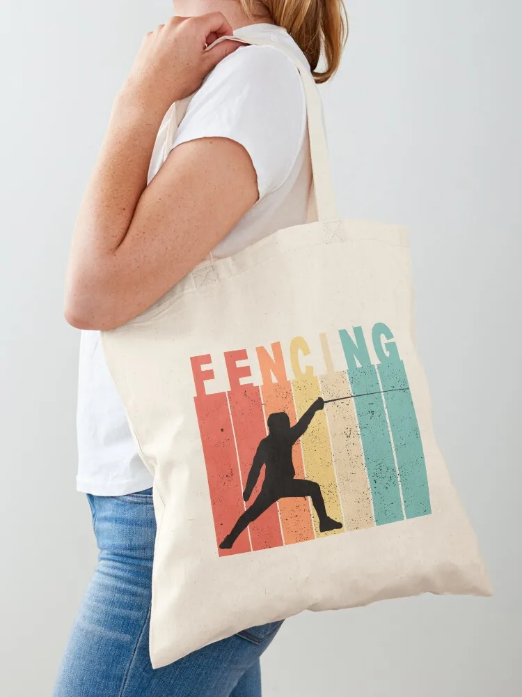 Retro Fencing, Vintage Fencing Tote Bag personalized tote bag Beach bag female Reusable bags
Retro Fencing, Vintage Fencing Tote Bag personalized tote bag Beach bag female Reusable bags