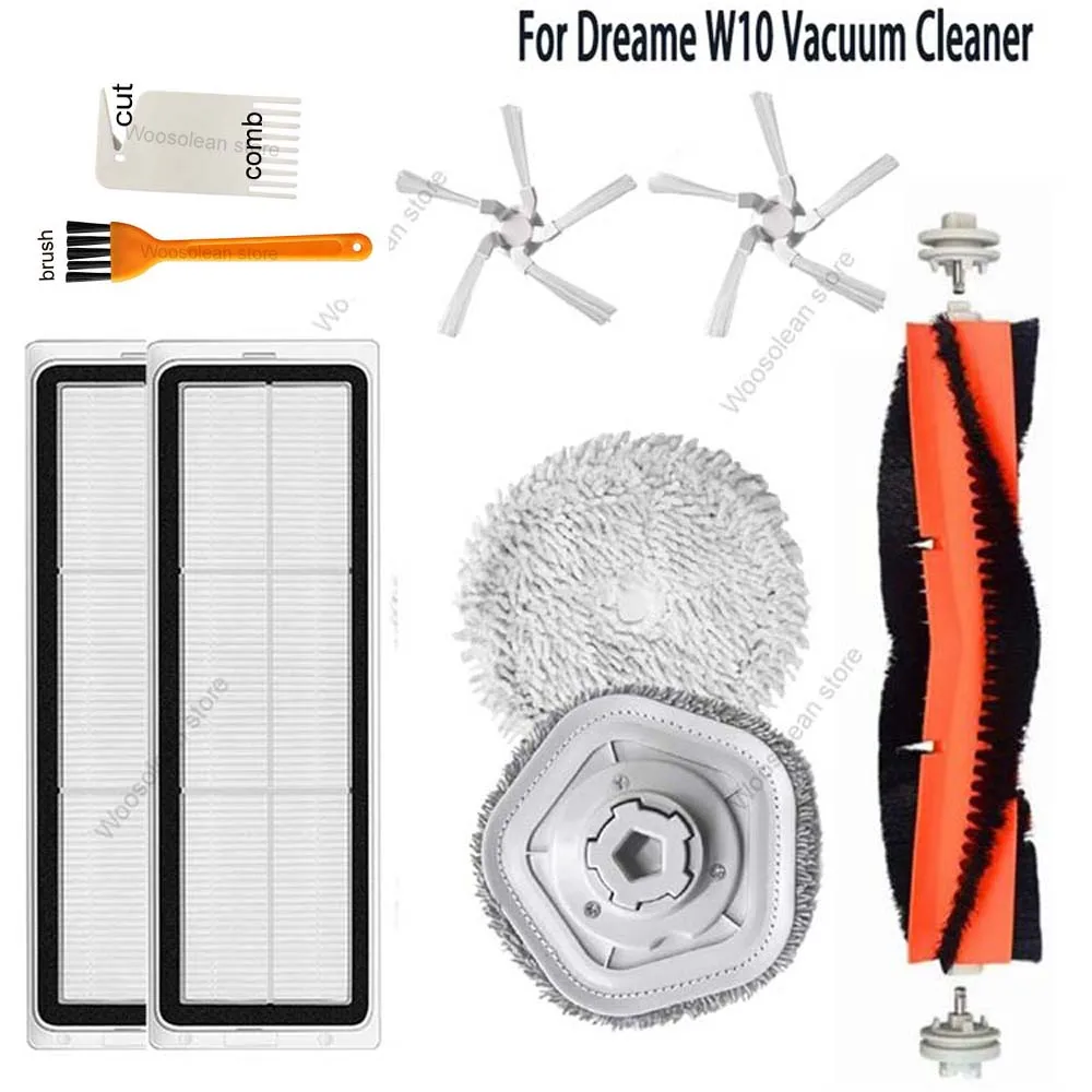 For Dreame W10 Robot Vacuum Cleaner With Side Brush Main Brush Filter Cleaning Replacement Spare Parts
For Dreame W10 Robot Vacuum Cleaner With Side Brush Main Brush Filter Cleaning Replacement Spare Parts
