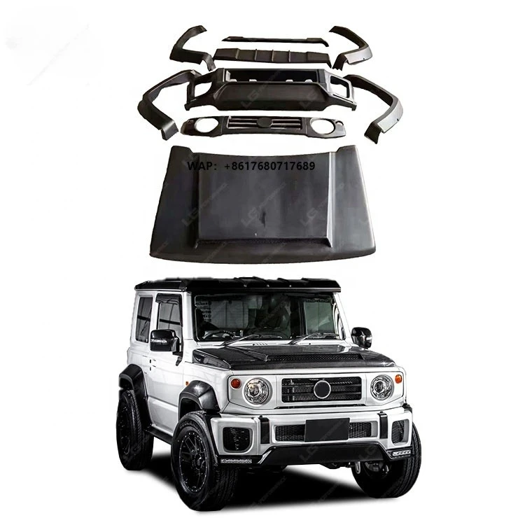 LB Design New Complete Body Kit for Jimny FRP Material Front Bumper Grill Hood Wheel Trims Spoiler and Car Bumpers
LB Design New Complete Body Kit for Jimny FRP Material Front Bumper Grill Hood Wheel Trims Spoiler and Car Bumpers