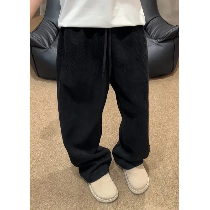 Men's Fce Lined Straight Leg Casual Pants Deep ey Heavy Weight Sweatpants Spor Leisure Trousers Autumn Winter plus Size
Men's Fce Lined Straight Leg Casual Pants Deep ey Heavy Weight Sweatpants Spor Leisure Trousers Autumn Winter plus Size