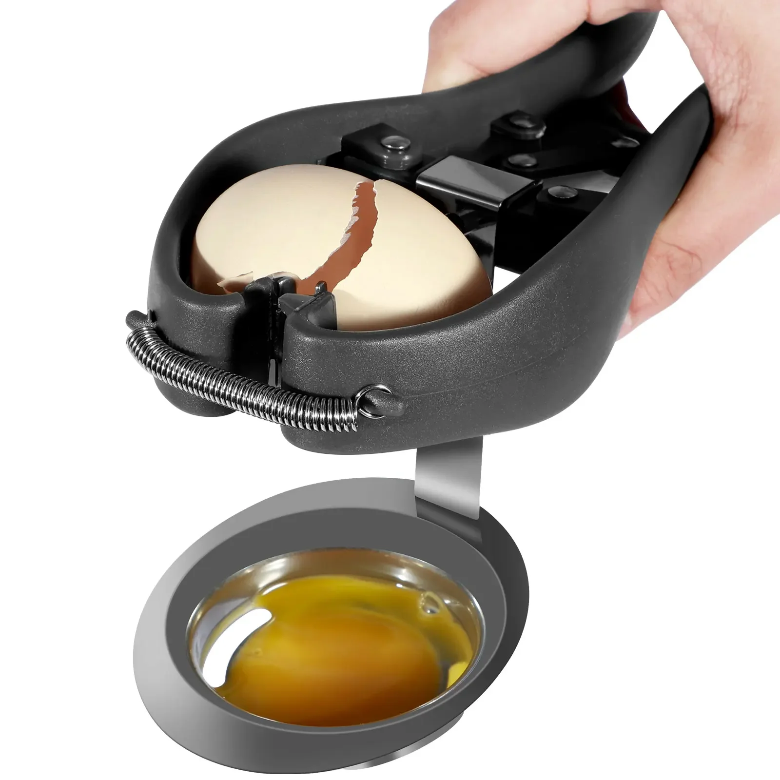 Egg Cracker Easy to Use Egg Opener Tool 304 Stainless Steel Egg Cracker Separator Handheld Egg Cracking Tool Egg Separator Mixer
Egg Cracker Easy to Use Egg Opener Tool 304 Stainless Steel Egg Cracker Separator Handheld Egg Cracking Tool Egg Separator Mixer