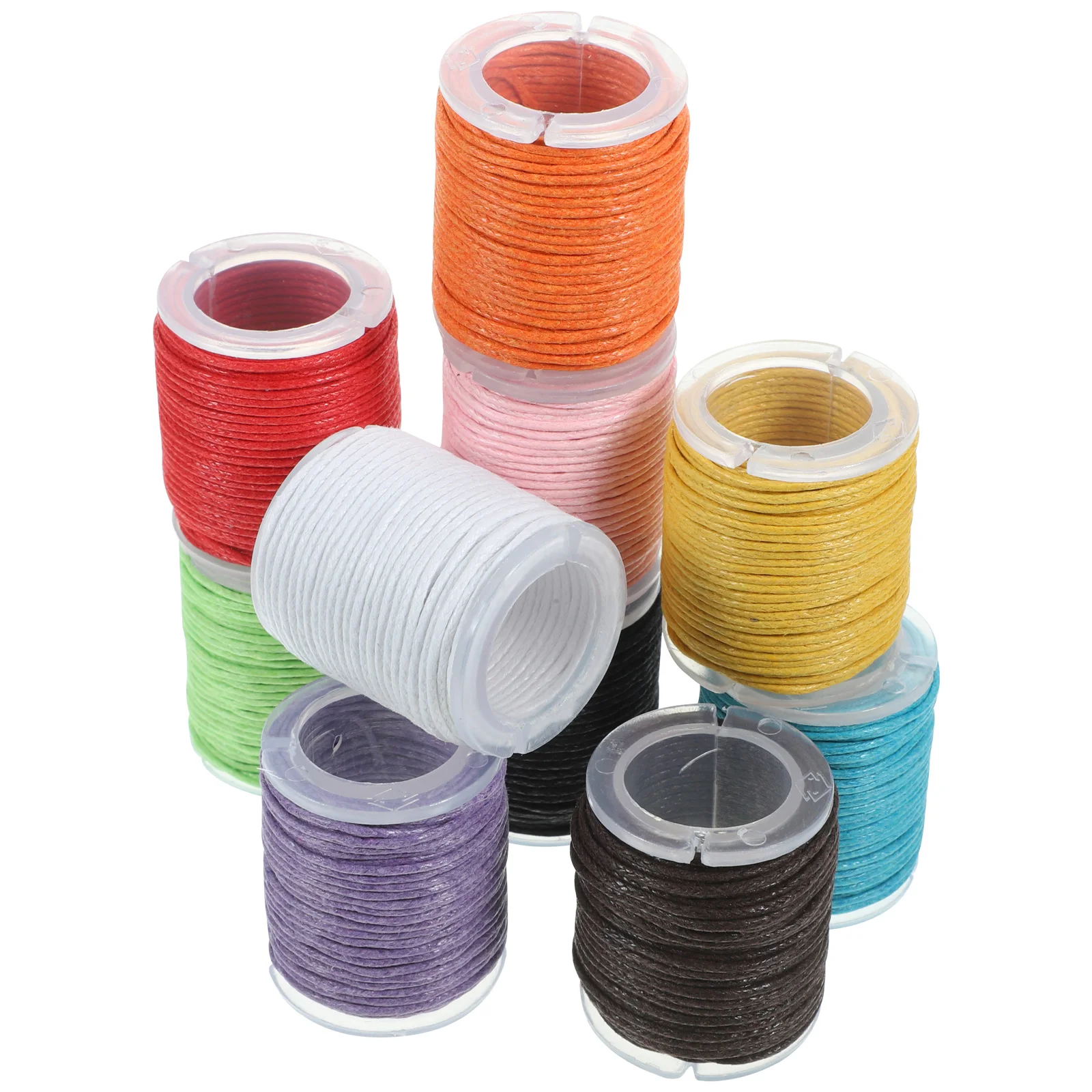10 Rolls Waxed Cotton Cord 1mm Diameter 10M Random Color for DIY Bracelet Necklace Jewelry Making Wax Rope Cords
10 Rolls Waxed Cotton Cord 1mm Diameter 10M Random Color for DIY Bracelet Necklace Jewelry Making Wax Rope Cords