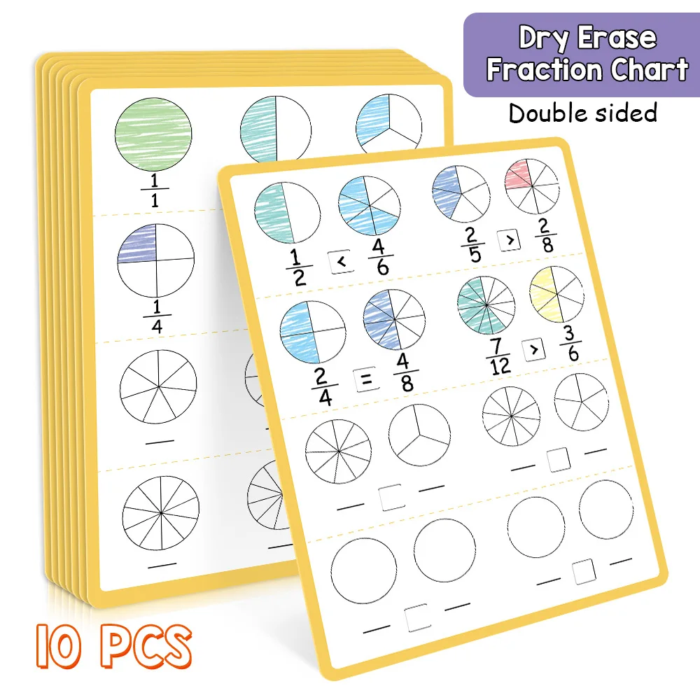 10-Pack Dry Erase Double-Sided Math Manipulatives Set Wipe Clean Boards 1-120 with Ten Frames Number Lines & Counting Practice
10-Pack Dry Erase Double-Sided Math Manipulatives Set Wipe Clean Boards 1-120 with Ten Frames Number Lines & Counting Practice