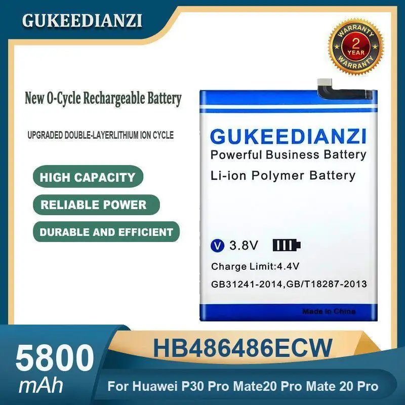 Battery For Huawei P30 Mate 20 Pro ELE-L09 ELE-L29 ELE-AL00 ELE-TL00 HB486486ECW HB436380ECW High Capacity
Battery For Huawei P30 Mate 20 Pro ELE-L09 ELE-L29 ELE-AL00 ELE-TL00 HB486486ECW HB436380ECW High Capacity