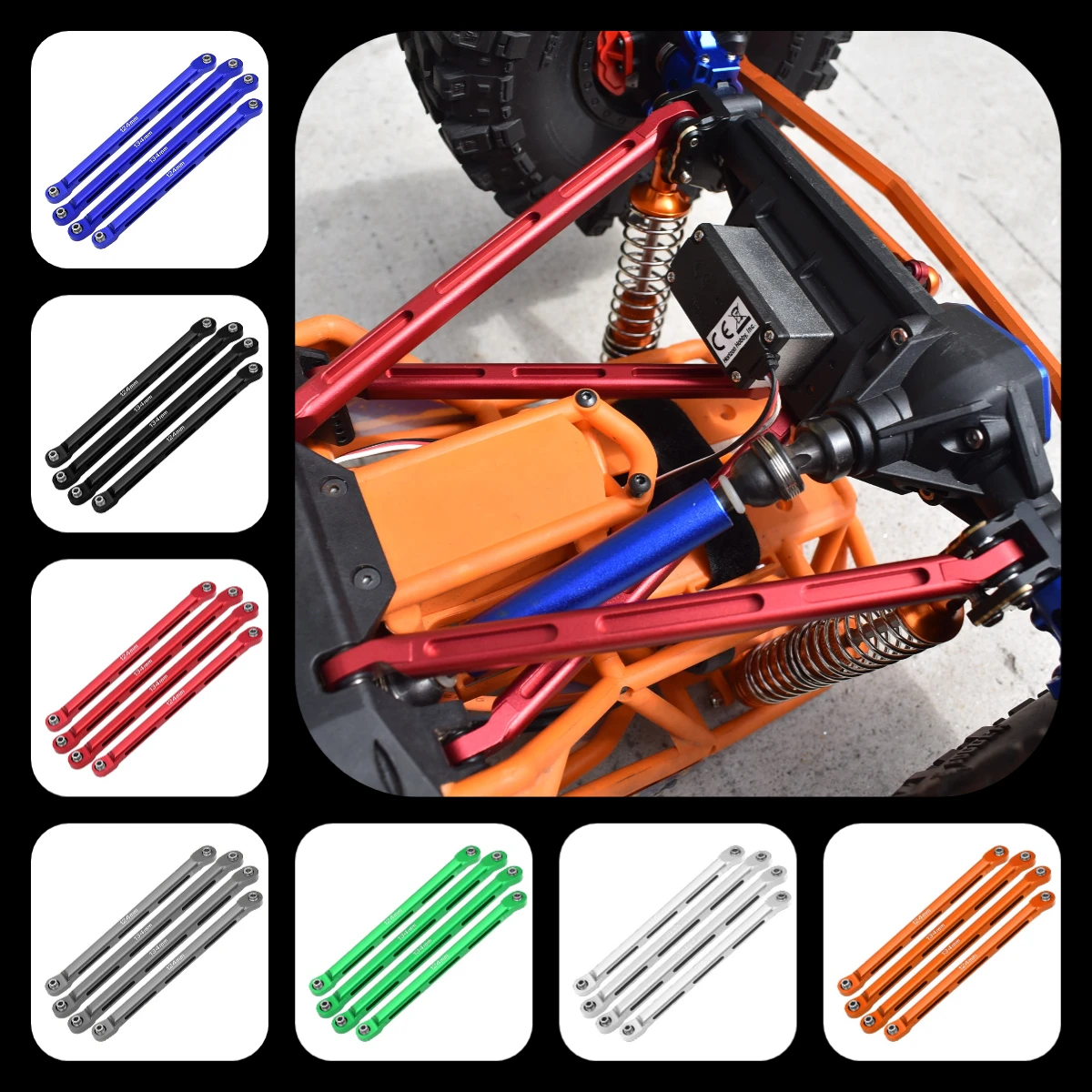 GPM Alloy Front Upper & Lower Chassis Links Parts Tree For AXIAL 1/10 RBX10 Ryft
GPM Alloy Front Upper & Lower Chassis Links Parts Tree For AXIAL 1/10 RBX10 Ryft