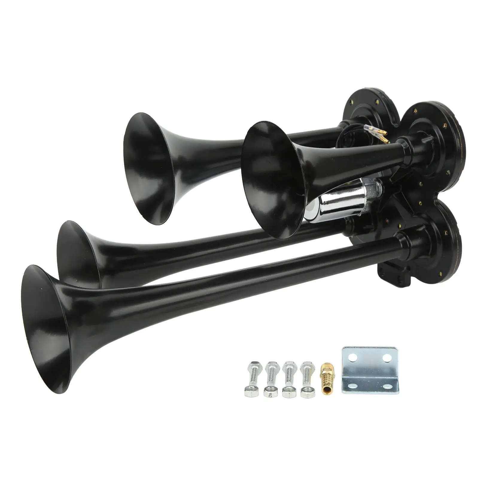 Car Horn Durable 4 Trumpets Thickened Base Clear Sound Effect Stable Performance 12-24V Imported Sound Film for truck
Car Horn Durable 4 Trumpets Thickened Base Clear Sound Effect Stable Performance 12-24V Imported Sound Film for truck