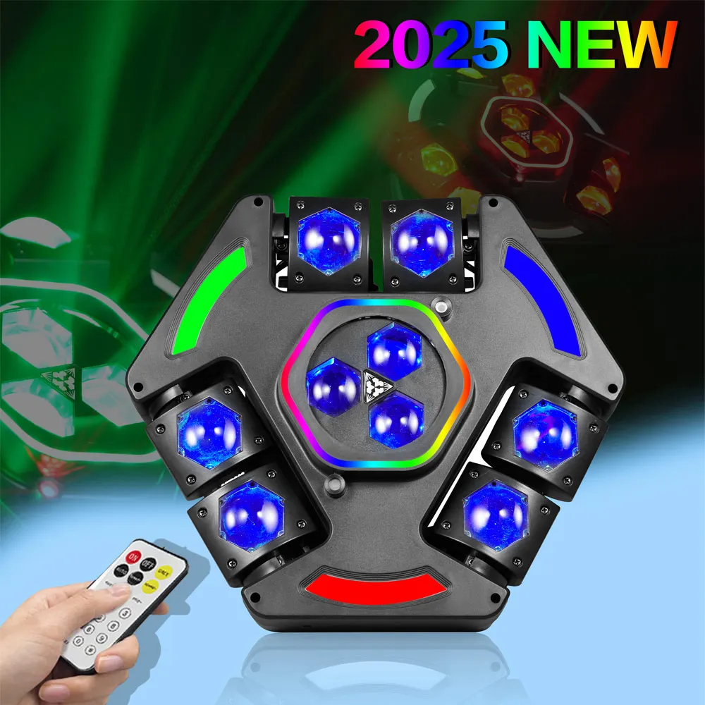 2025 LED Disco Stage Lights Moving Head Beam DJ Effect Lights with Remote Control And DMX512 for Party And Event Lighting
2025 LED Disco Stage Lights Moving Head Beam DJ Effect Lights with Remote Control And DMX512 for Party And Event Lighting