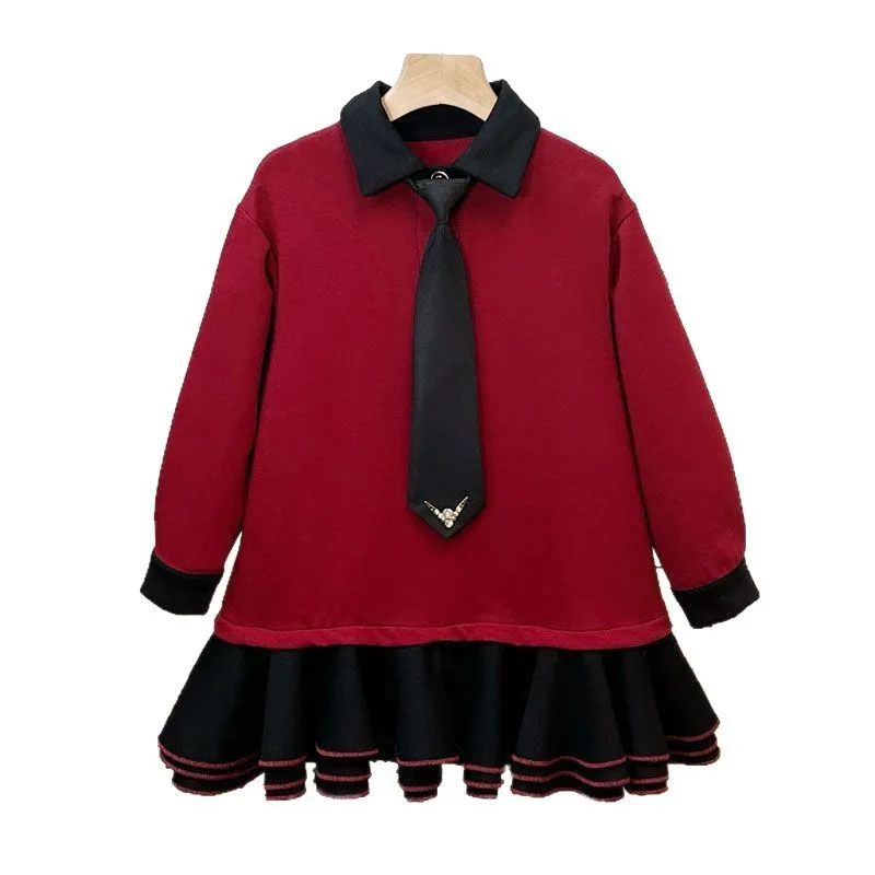2024 spring Girls Autumn Clothes retro JK teens patchwork uniform Child Princess party Dress sailor collar bow 4 8 9 10 12 year
2024 spring Girls Autumn Clothes retro JK teens patchwork uniform Child Princess party Dress sailor collar bow 4 8 9 10 12 year