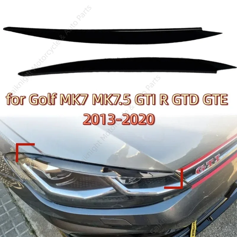 Car Headlight Eyebrow Stickers Trim Cover for VW GOLF 7 7.5 VII MK7 7.5 GTI R GTE GTD 2013-2020 Headlight double eyelid stickers
Car Headlight Eyebrow Stickers Trim Cover for VW GOLF 7 7.5 VII MK7 7.5 GTI R GTE GTD 2013-2020 Headlight double eyelid stickers