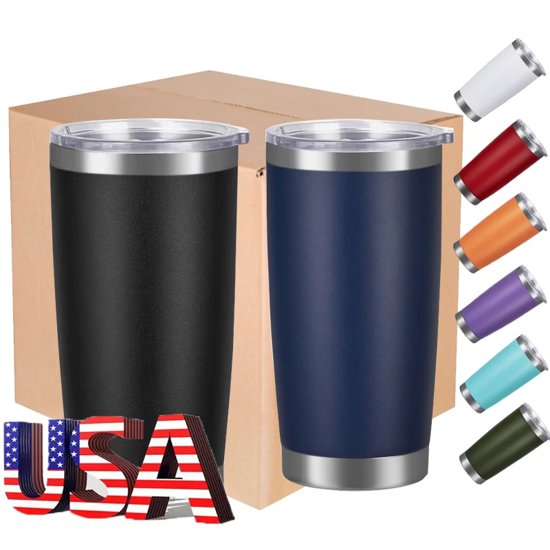50PACK USA Warehouse Powder Coated Stainless Steel Coffee Mug Cups Double Wall 20oz Tumbler with Lid
50PACK USA Warehouse Powder Coated Stainless Steel Coffee Mug Cups Double Wall 20oz Tumbler with Lid