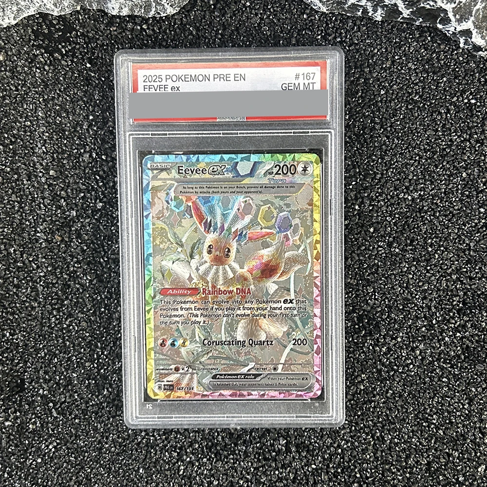 Eevee PTCG Rating Коллекционная карта Самодельная английская версия Хобби Коллекционирование флэш-игры Аниме Карты Подарки другу
Eevee PTCG Rating Коллекционная карта Самодельная английская версия Хобби Коллекционирование флэш-игры Аниме Карты Подарки другу