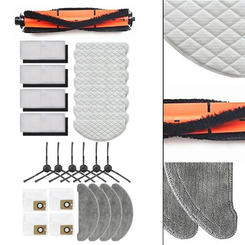 Top Sale Vacuum Cleaner Main Roller Brush Hepa Filter Side Brushes Mop Cloth Dust Bags For Imou L11-A L11 Vacuum Cleaner Accesso
Top Sale Vacuum Cleaner Main Roller Brush Hepa Filter Side Brushes Mop Cloth Dust Bags For Imou L11-A L11 Vacuum Cleaner Accesso