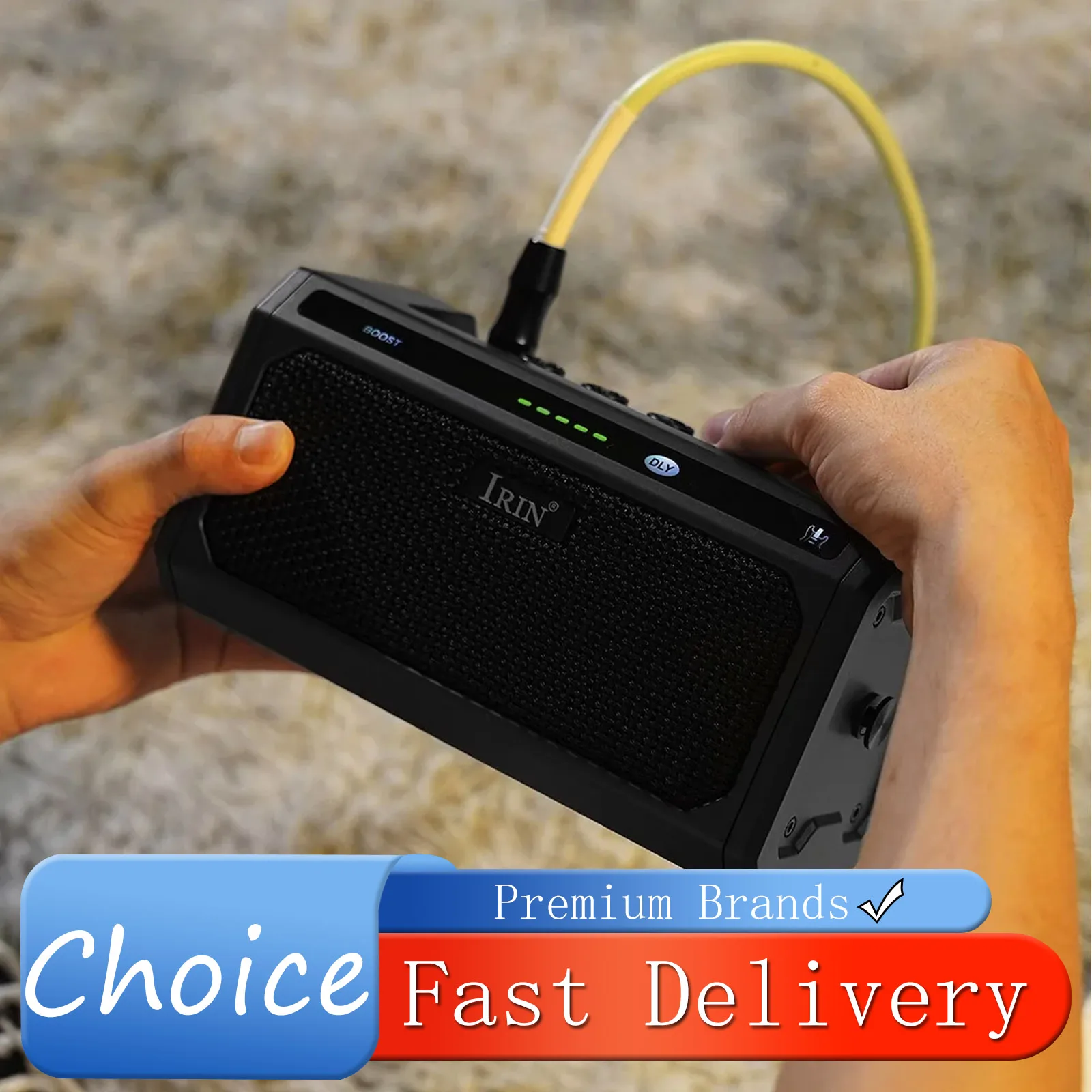 IRIN TG-08 10W Electric Guitar Practice Amp w/ Bluetooth 5.3/5-Channel Reverb/Delay Effects 20 Drum Rhythms / 5.5H Working Parts
IRIN TG-08 10W Electric Guitar Practice Amp w/ Bluetooth 5.3/5-Channel Reverb/Delay Effects 20 Drum Rhythms / 5.5H Working Parts