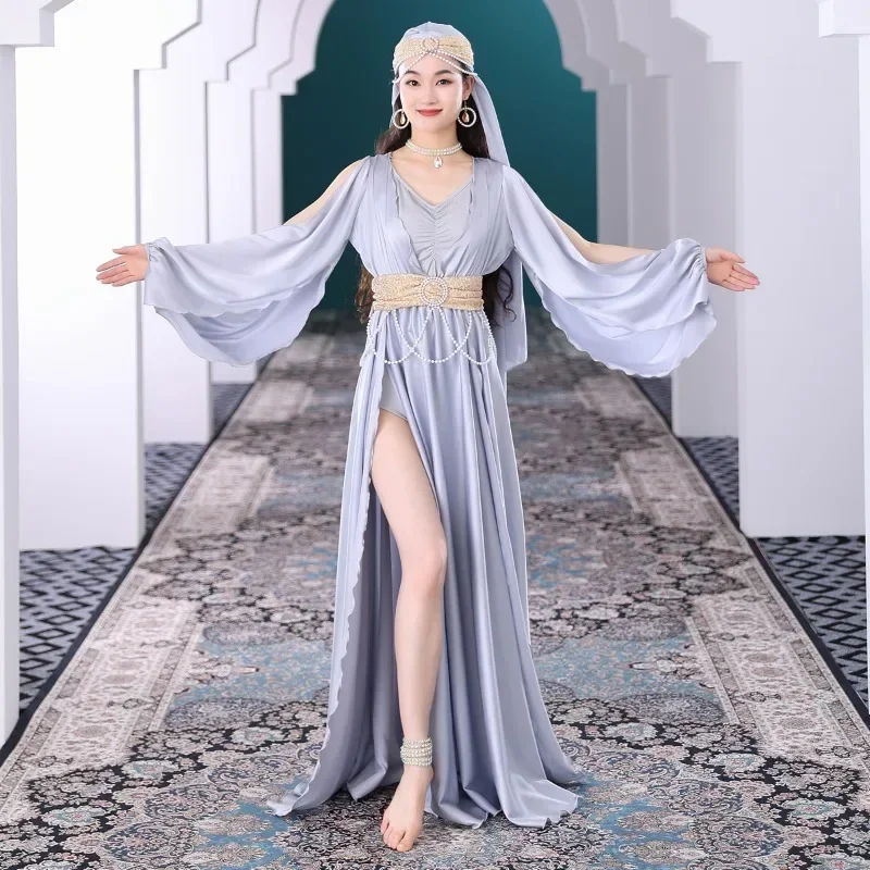 Customized Eastern Dance Belly Dance Costumes Palace Silk Folk Muwashahat Robe Performance Dress bellydance costume dancewear
Customized Eastern Dance Belly Dance Costumes Palace Silk Folk Muwashahat Robe Performance Dress bellydance costume dancewear