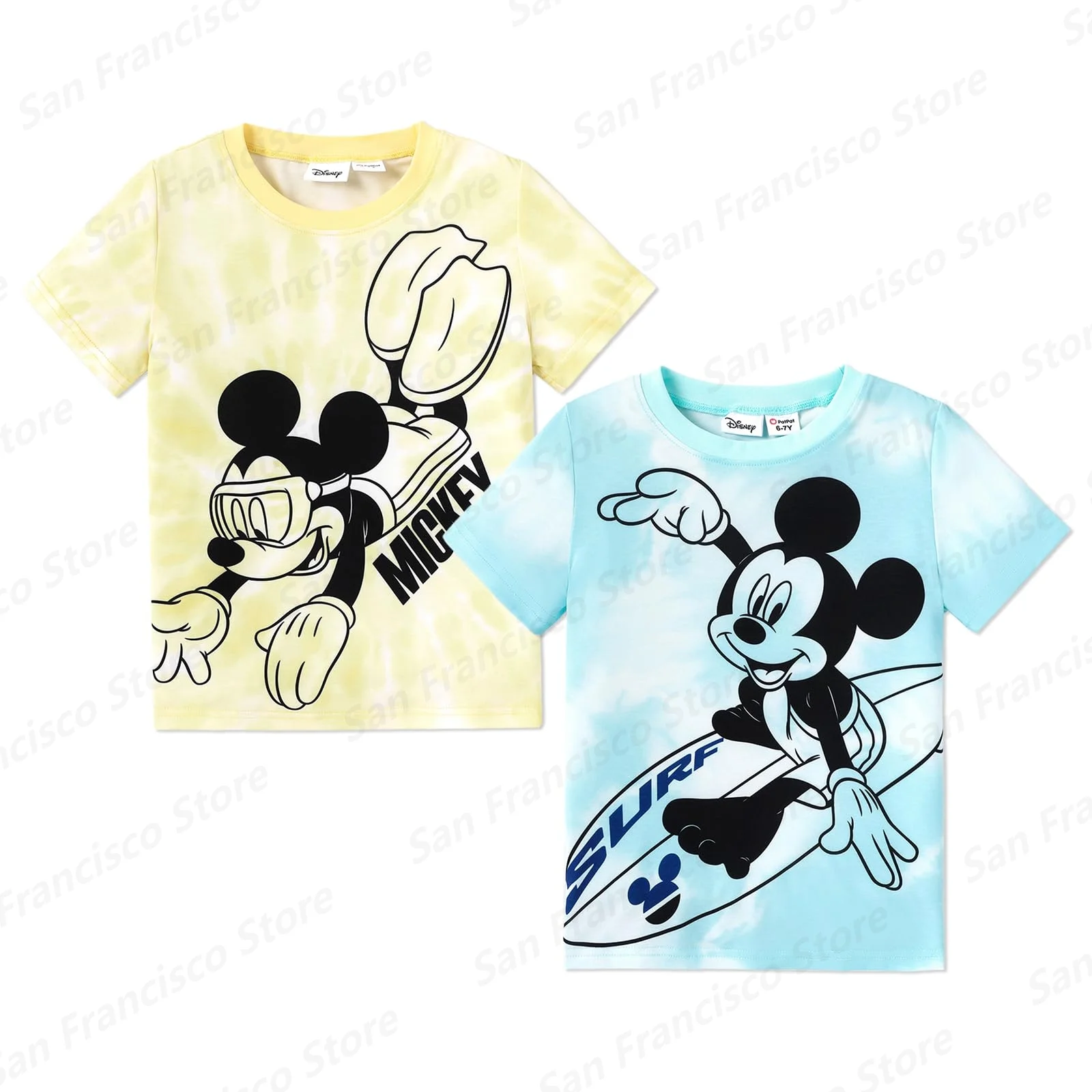 Summer New Disney Boys And Girls Mickey Mouse 3D Tie-Dye Style T-shirt Children/Adults Casual Breathable Outdoor Short Sleeves
Summer New Disney Boys And Girls Mickey Mouse 3D Tie-Dye Style T-shirt Children/Adults Casual Breathable Outdoor Short Sleeves