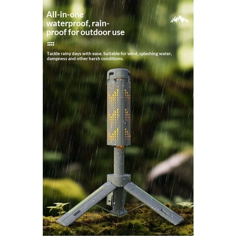 Modern Plastic Foldable Rechargeable LED Camping Tent Light Portable Outdoor Waterproof Ambient Handheld Dorm Decor Novelty New
Modern Plastic Foldable Rechargeable LED Camping Tent Light Portable Outdoor Waterproof Ambient Handheld Dorm Decor Novelty New
