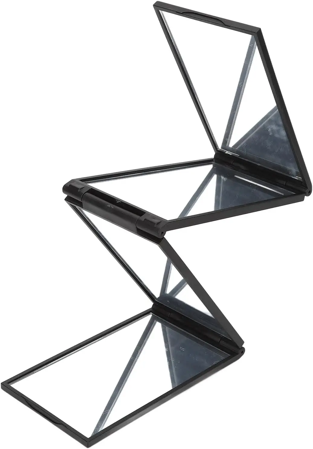 4 Panel Expandable Mirror Handheld Desktop Portable Foldable Makeup Mirror for Self Hair Cutting (Black)
4 Panel Expandable Mirror Handheld Desktop Portable Foldable Makeup Mirror for Self Hair Cutting (Black)