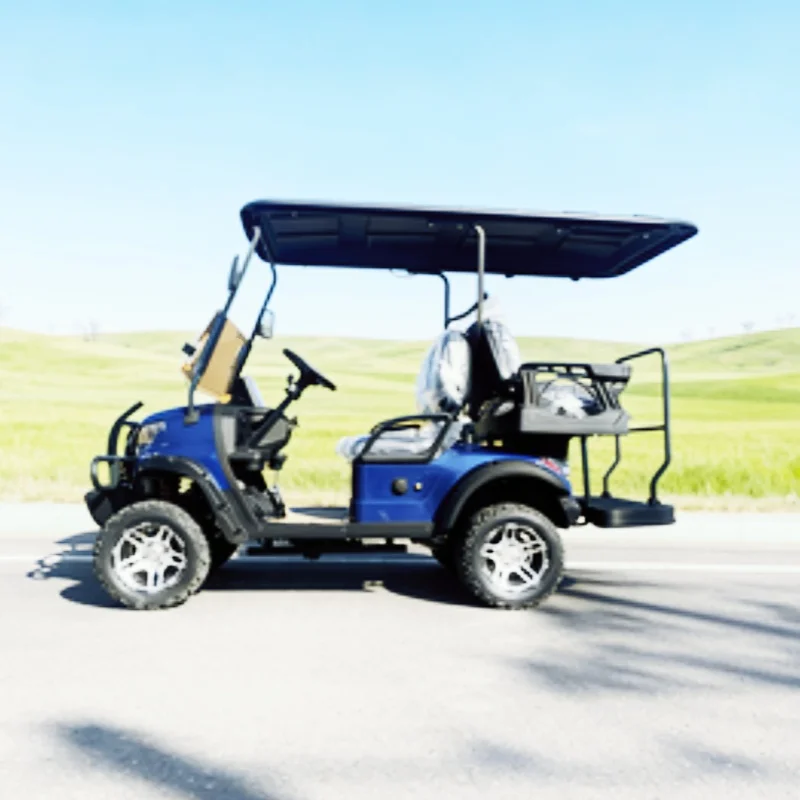 Новый дизайн, обновленные семейные и охотничьи тележки для гольфа, электрическая тележка для гольфа со складным передним бампером на лобовом стекле для поля для гольфа
Новый дизайн, обновленные семейные и охотничьи тележки для гольфа, электрическая тележка для гольфа со складным передним бампером на лобовом стекле для поля для гольфа