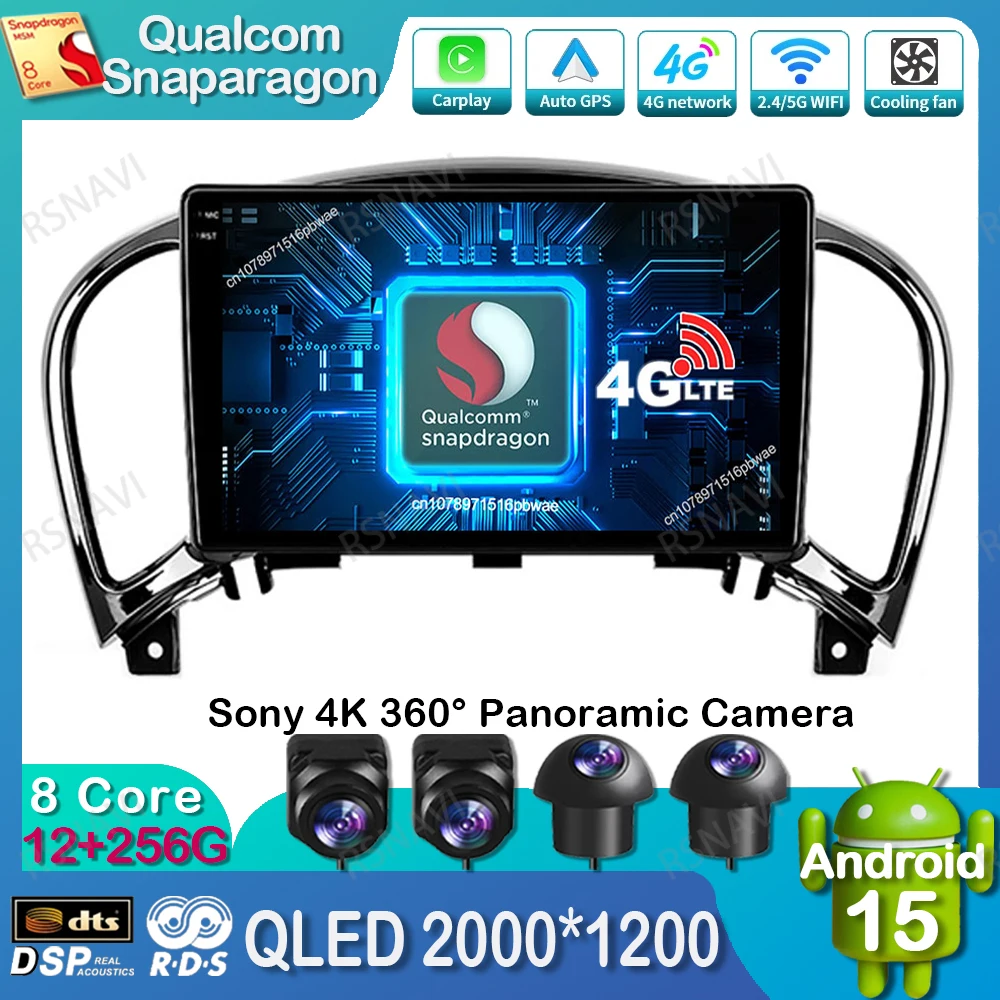 Android 15 Car Radio For Nissan Juke 2010-2014 BT Multimedia Qualcomm GPS Stereo Head Unit 4G LTE QLED Wireless Carplay Auto DVD
Android 15 Car Radio For Nissan Juke 2010-2014 BT Multimedia Qualcomm GPS Stereo Head Unit 4G LTE QLED Wireless Carplay Auto DVD