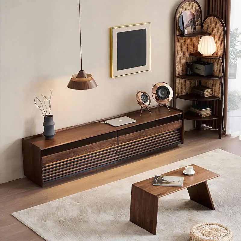 # Modern Bedroom Wholesale Furniture North American Black Walnut Solid Wood TV Cabinet Cherry Wood Minimalist Floor
# Modern Bedroom Wholesale Furniture North American Black Walnut Solid Wood TV Cabinet Cherry Wood Minimalist Floor