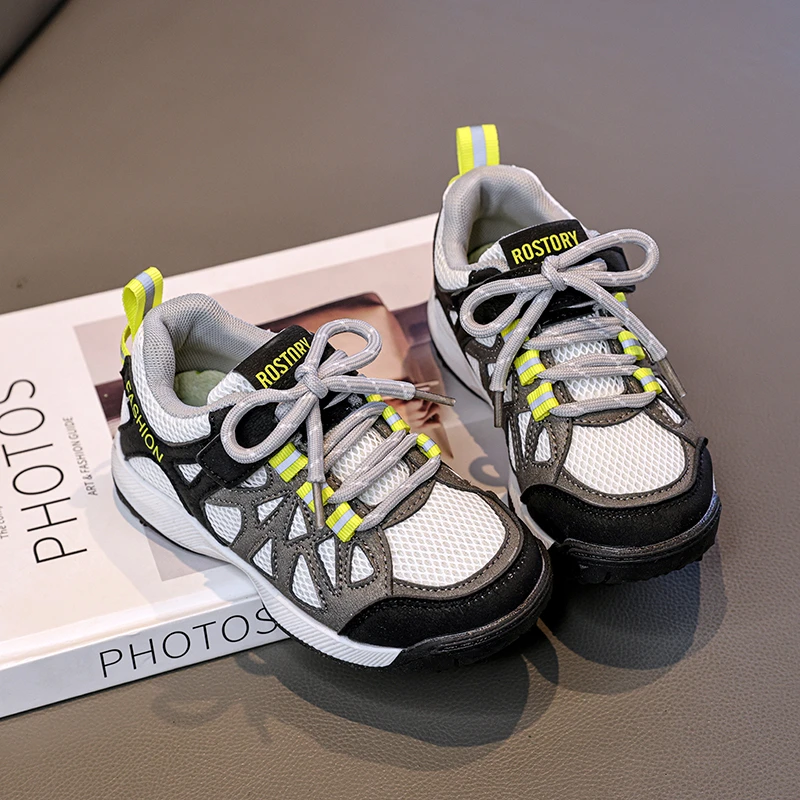 Kids School Sports Shoes Fashion Lightweight Boys Girls Outdoor Sneakers Mesh Breathable Non-slip Children Causal Running Shoes
Kids School Sports Shoes Fashion Lightweight Boys Girls Outdoor Sneakers Mesh Breathable Non-slip Children Causal Running Shoes