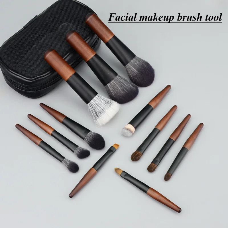12 Pcs Makeup brush - Mini Short Handle Makeup Brush Series - High quality Animal/Fiber Beauty pen - Professional makeup tools
12 Pcs Makeup brush - Mini Short Handle Makeup Brush Series - High quality Animal/Fiber Beauty pen - Professional makeup tools