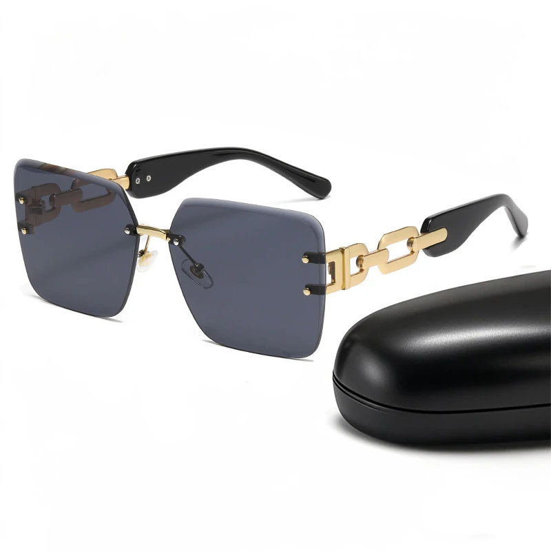 Square Chain Leg Rimless Hollow Sunglasses For Women Men Fashion Vintage Driving Sun Glasses Luxury Design Ladies Eyewear Mirror
Square Chain Leg Rimless Hollow Sunglasses For Women Men Fashion Vintage Driving Sun Glasses Luxury Design Ladies Eyewear Mirror