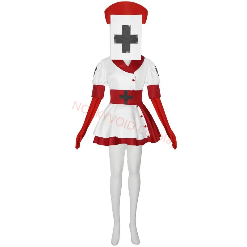 Halloween Harvester Nurse Cosplay Dresses Dark Deception Costumes Anime And Game Exhibition Nurse Uniform Dress AVG Cosplayer
Halloween Harvester Nurse Cosplay Dresses Dark Deception Costumes Anime And Game Exhibition Nurse Uniform Dress AVG Cosplayer