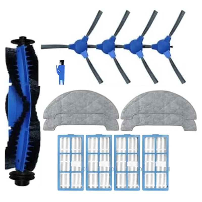 Запасные части для робота-пылесоса Proscenic 850P, основная роликовая щетка, тряпка для швабры 
Запасные части для робота-пылесоса Proscenic 850P, основная роликовая щетка, тряпка для швабры