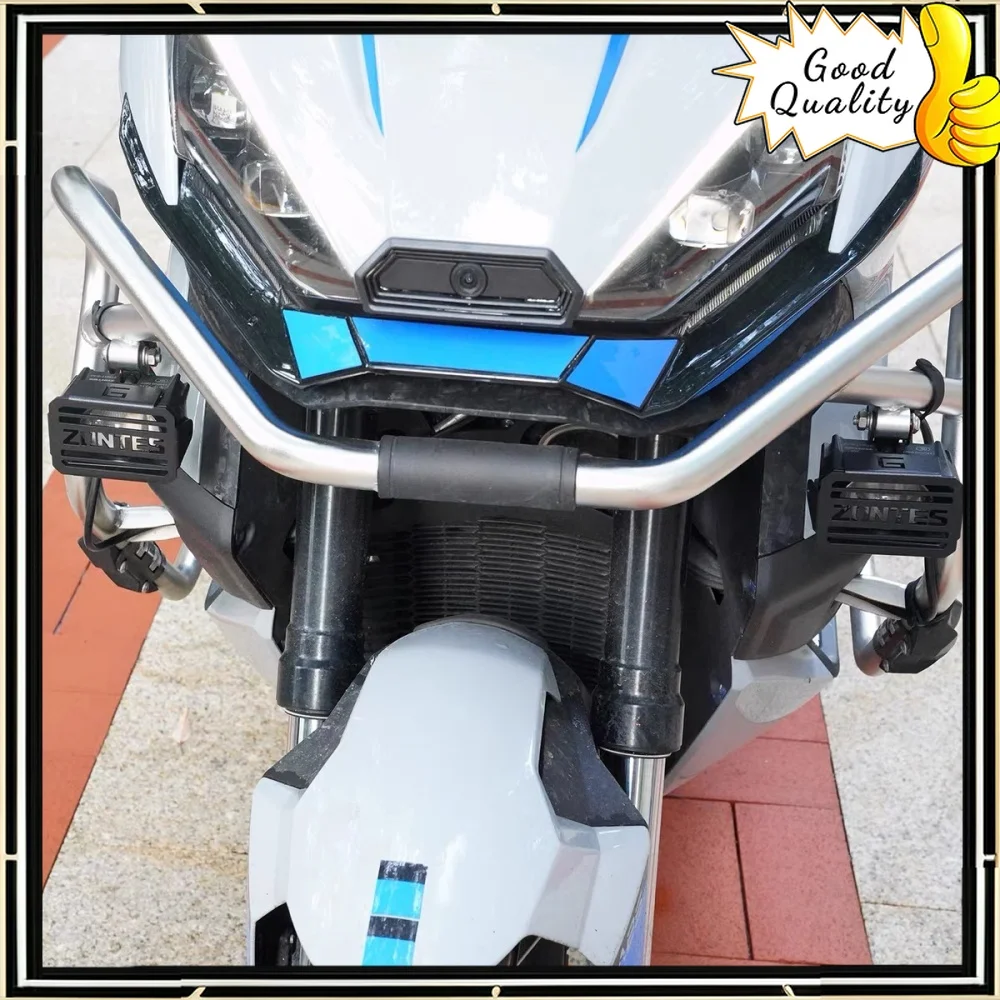 For ZONTES 368G modified fog light protection anti-collision cover left and right spotlight housing stainless steel guard
For ZONTES 368G modified fog light protection anti-collision cover left and right spotlight housing stainless steel guard