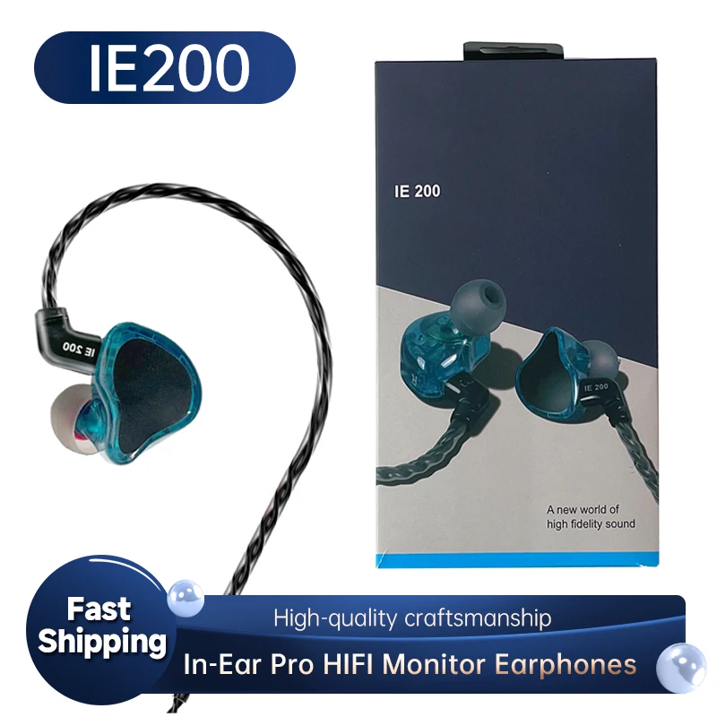 IE 200 Dynamic In-Ear Wired Monitoring Headphones, Noise Isolation, Detachable Cable, for Music Production
IE 200 Dynamic In-Ear Wired Monitoring Headphones, Noise Isolation, Detachable Cable, for Music Production