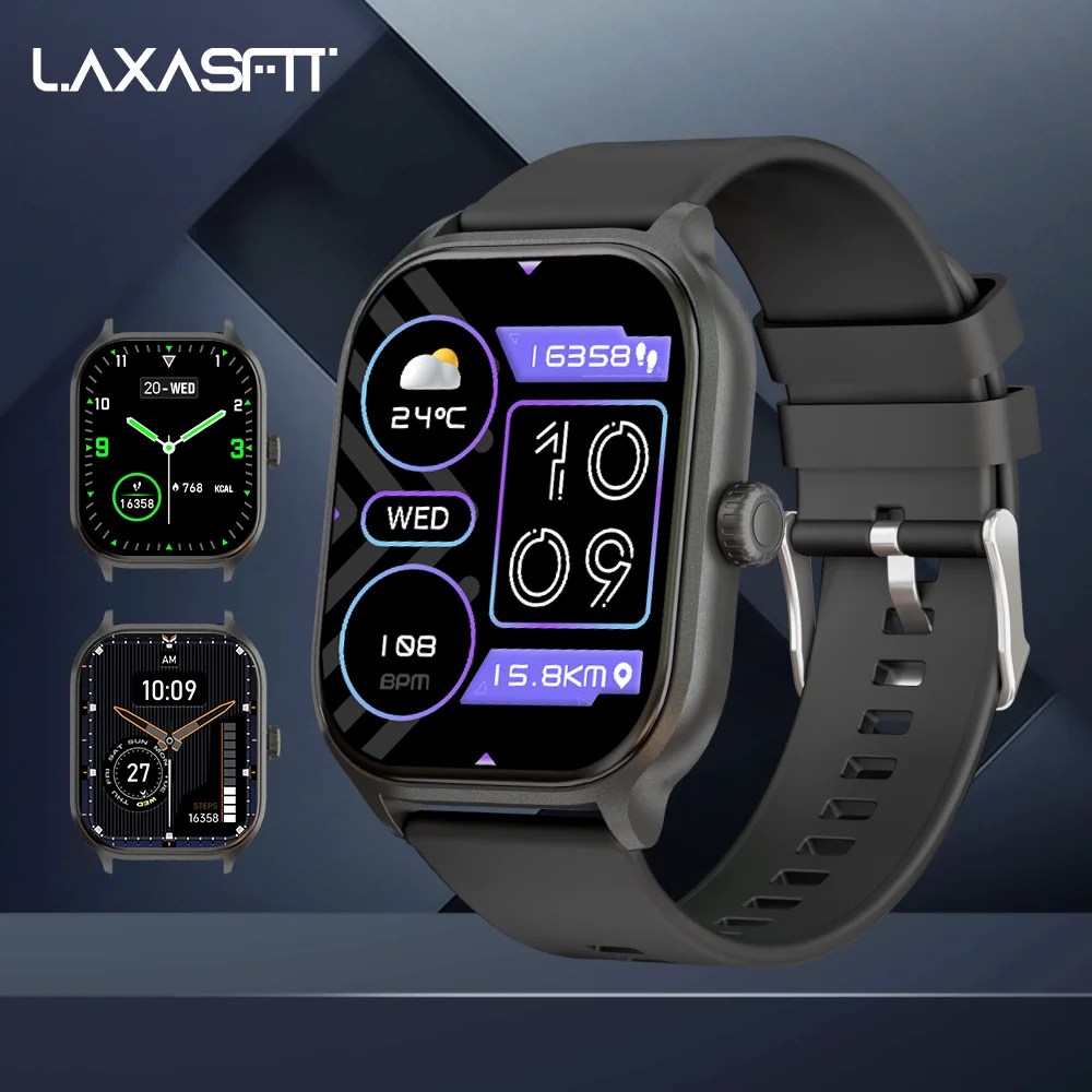 LAXASFIT Новые Смарт-часы 2,01-дюймовые Смарт-часы с Bluetooth-вызовом для мужчин и женщин IP68 Водонепроницаемые спортивные умные часы для фитнеса
LAXASFIT Новые Смарт-часы 2,01-дюймовые Смарт-часы с Bluetooth-вызовом для мужчин и женщин IP68 Водонепроницаемые спортивные умные часы для фитнеса