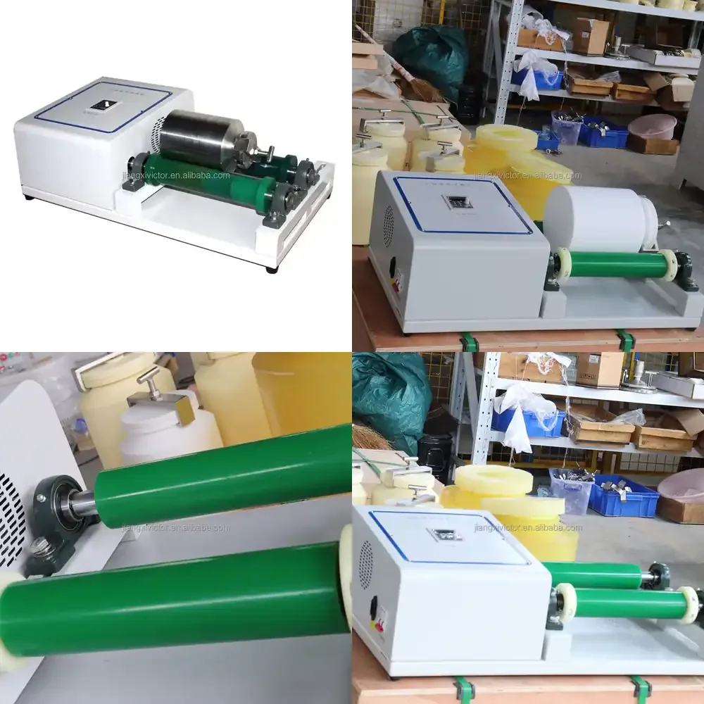 Wet/Dry Grinding 200-300 Mesh Horizontal Portable Mini QM Roll Grinding Machine Manufacturer with Corundum Mill Jar+Alumina
Wet/Dry Grinding 200-300 Mesh Horizontal Portable Mini QM Roll Grinding Machine Manufacturer with Corundum Mill Jar+Alumina