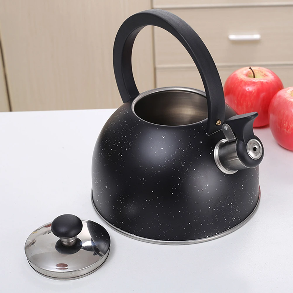 1pc Stainless Steel Whistle Kettle Boiling Water Pot Moon Handle Heat Resistant Gift For Home Use Induction Gas Stove
1pc Stainless Steel Whistle Kettle Boiling Water Pot Moon Handle Heat Resistant Gift For Home Use Induction Gas Stove